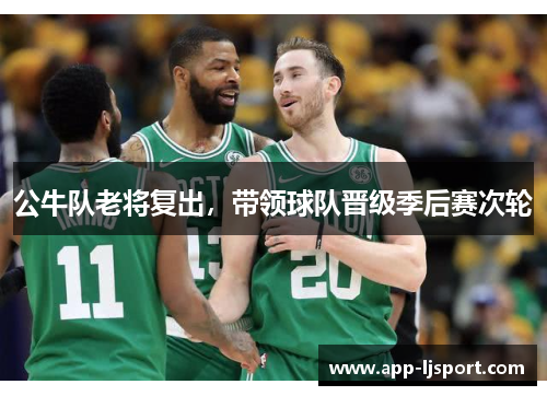 公牛队老将复出，带领球队晋级季后赛次轮